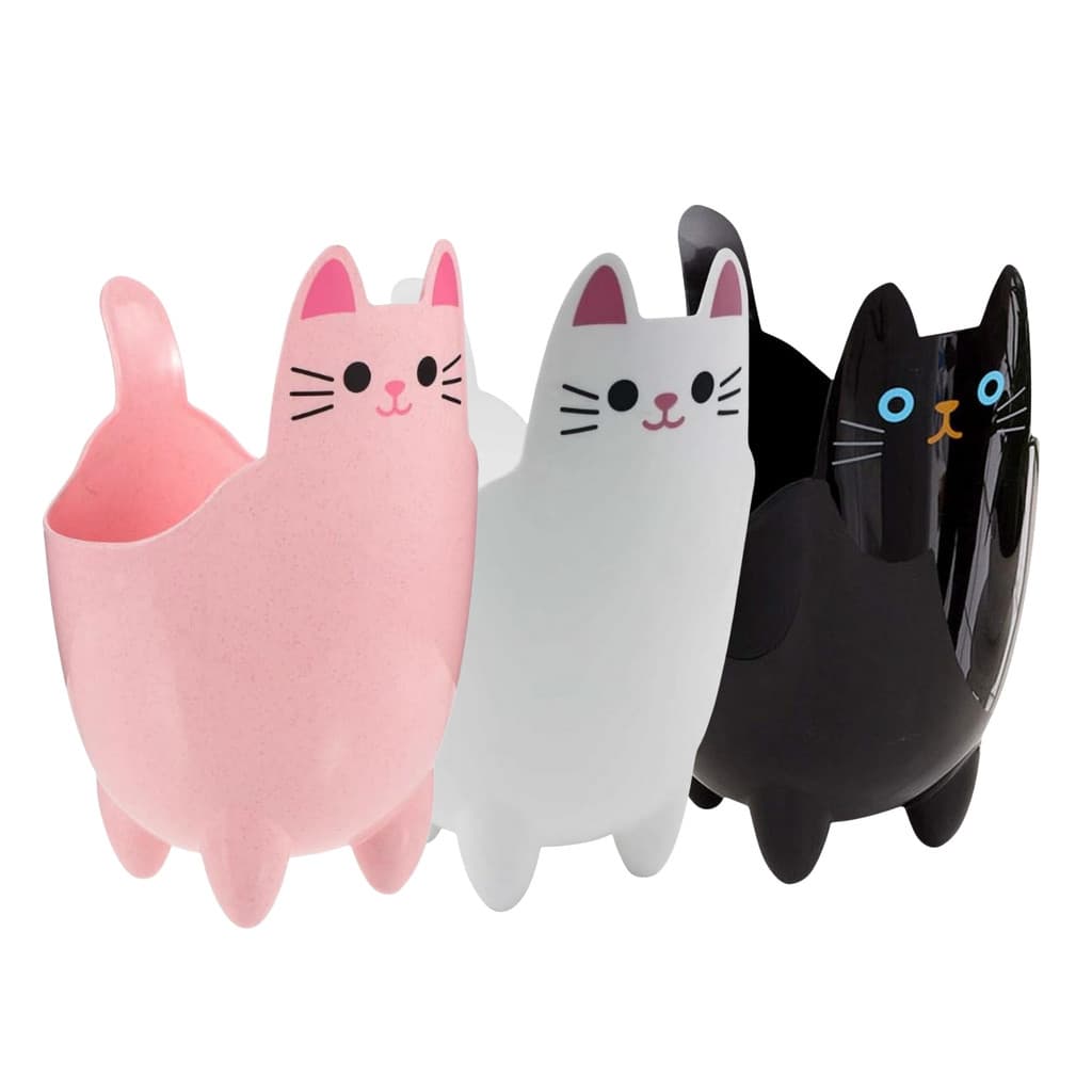 Porta Treco Gatinho de Plástico Interponte