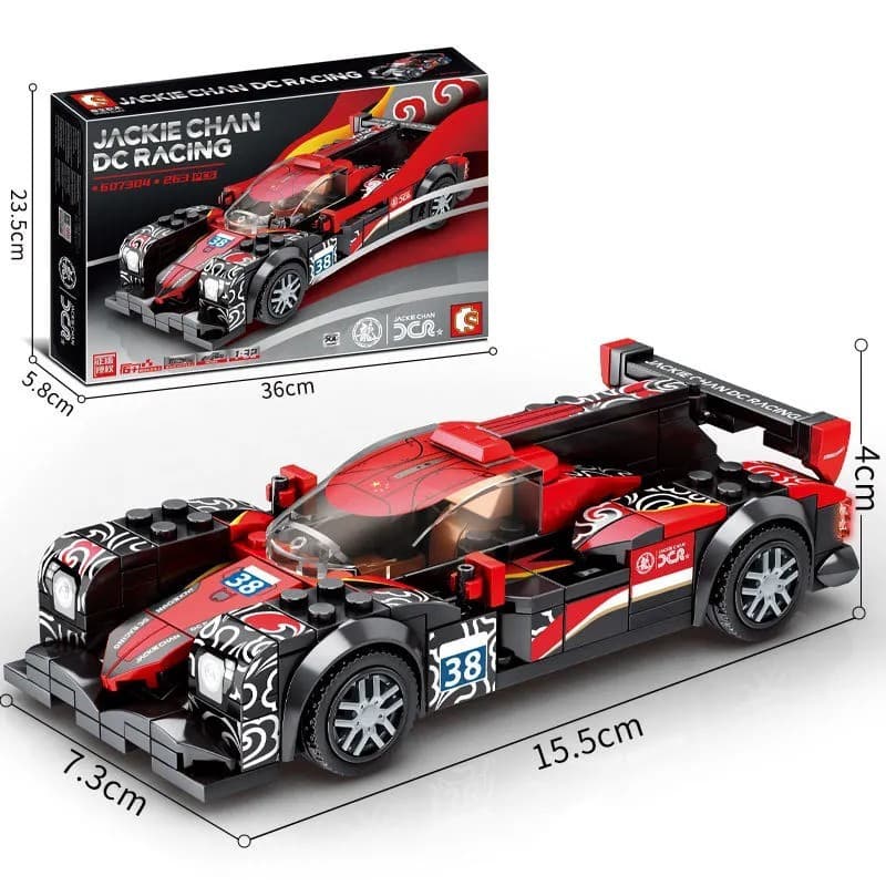 Compatível Com DC Fleet Montado Carro De Corrida Brinquedo De Esportivo Para Meninos Presente De Aniversário break-ca