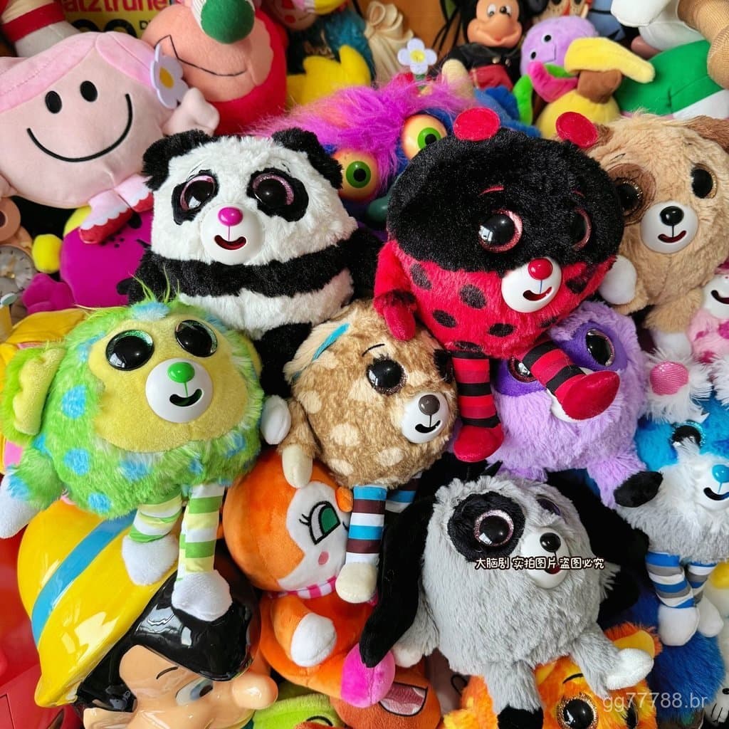 Brinquedo de pelúcia durável Zigamazoos com som de língua para brincadeiras, boneco de pelúcia