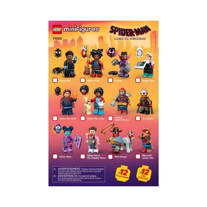 Lego Mini Figura Homem Aranha Aranhaverso