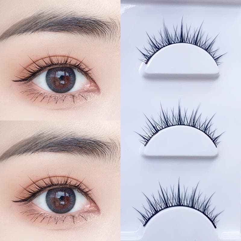 Yu Yishi Natural haste dura cílios postiços Fishtail cílios de fadas afiados cílios postiços Anime cílios de fadas GS5
