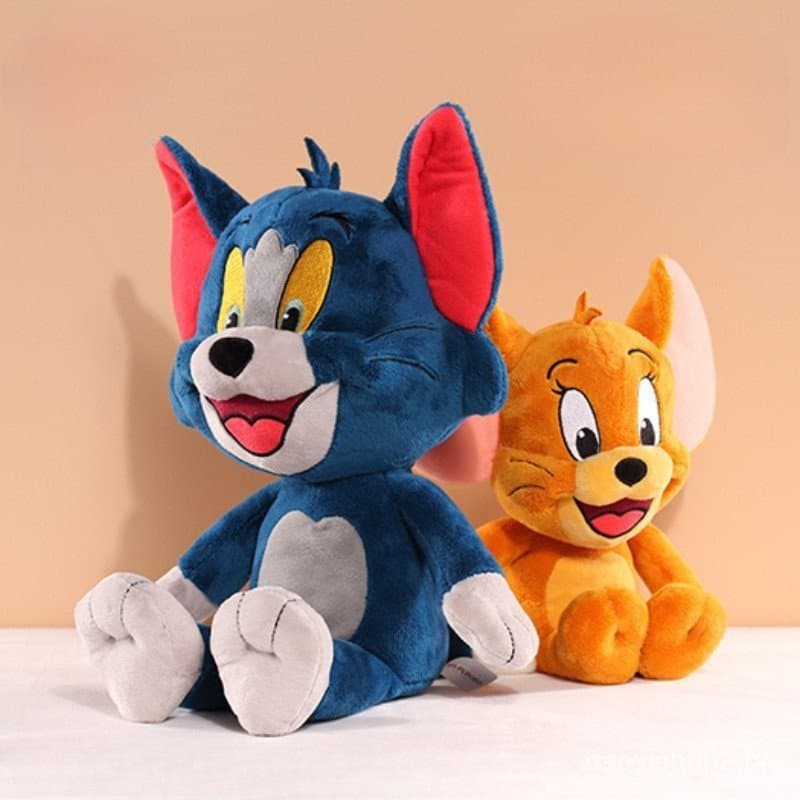 Gato e rato brinquedo de pelúcia Superman Tom gato boneca presente de feriado