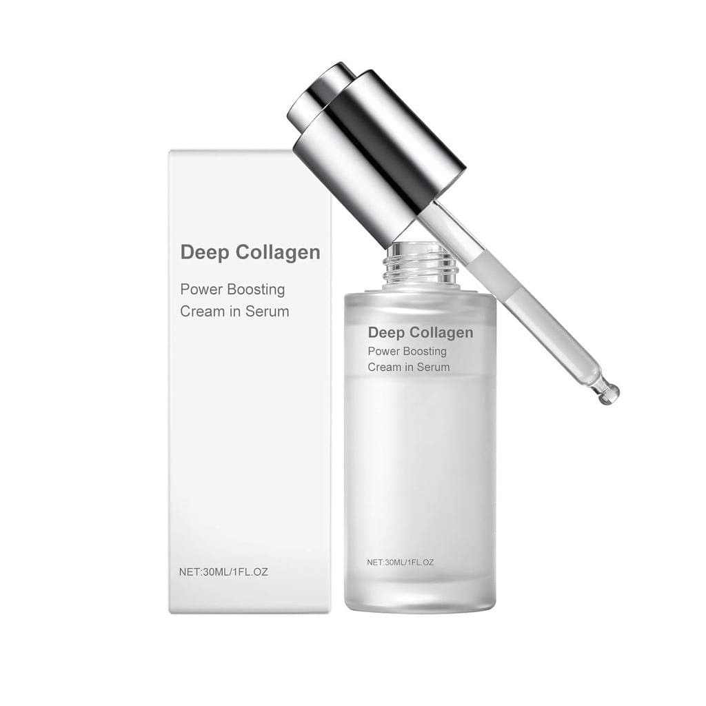 Sérum Coreano de Colágeno Profundo Anti-Rugas 30ml, Firmeza e Tonifica a Pele, Reduz Rugas Nasolabiais e Pés de Galinha,