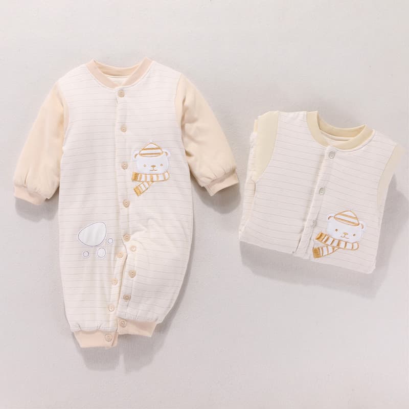 Macacão de bebê roupas de outono bebê fino algodão manga comprida macacão outubro recém-nascido primavera outono macacão