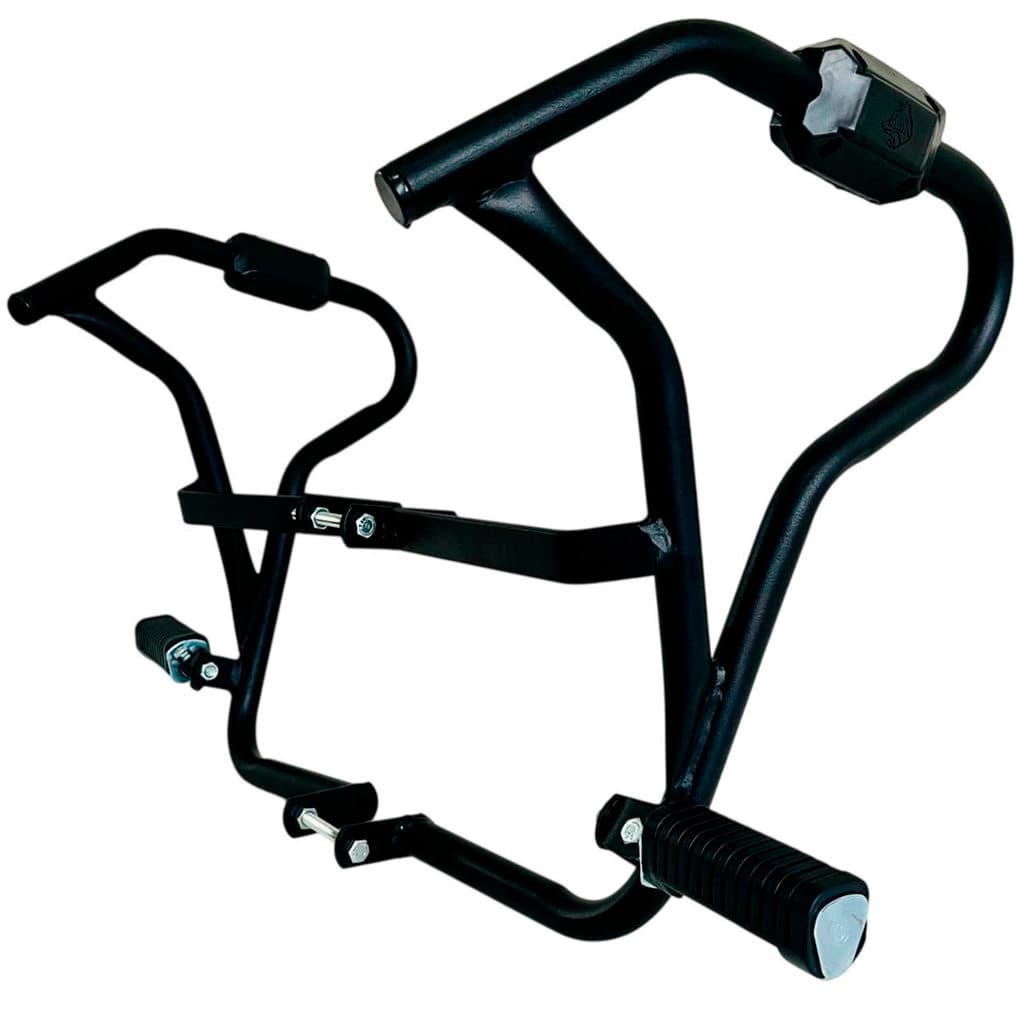 Dk 160 Modelo 2026 Protetor Carenagem Motor Tanque Pedal Mata Cachorro com Pedaleira Retrátil Moto Haojue