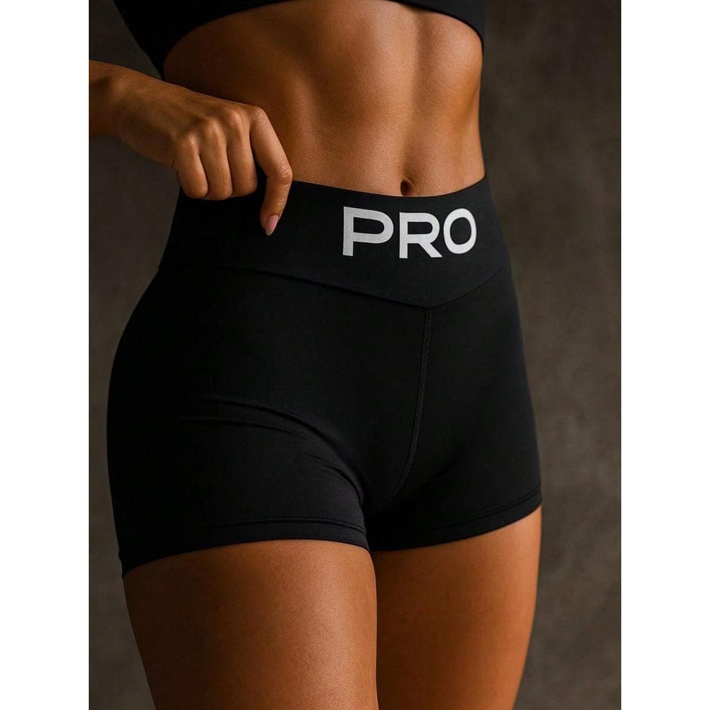 Shorts Feminino NI PRO MINI de academia Suplex flanelado zero transparência lindas Cores