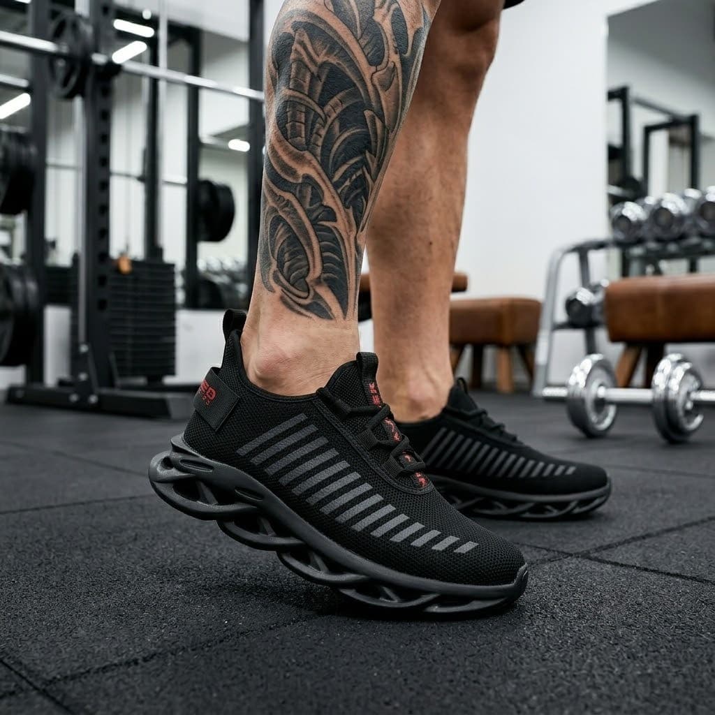 Tênis Masculino Running Infinite Academia Esportivo Corrida Caminhada Anti Impacto Respirável Macio Ultra Leve