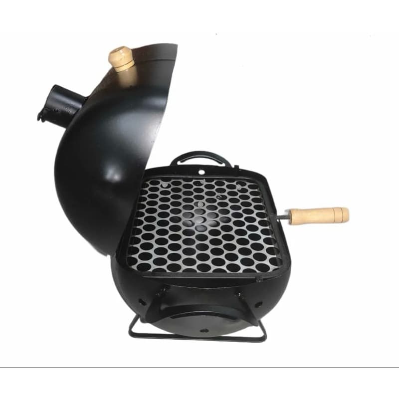Churrasqueira Bafinho Portátil Pequena a Carvão Camping Churrasco Pratica e Compacta