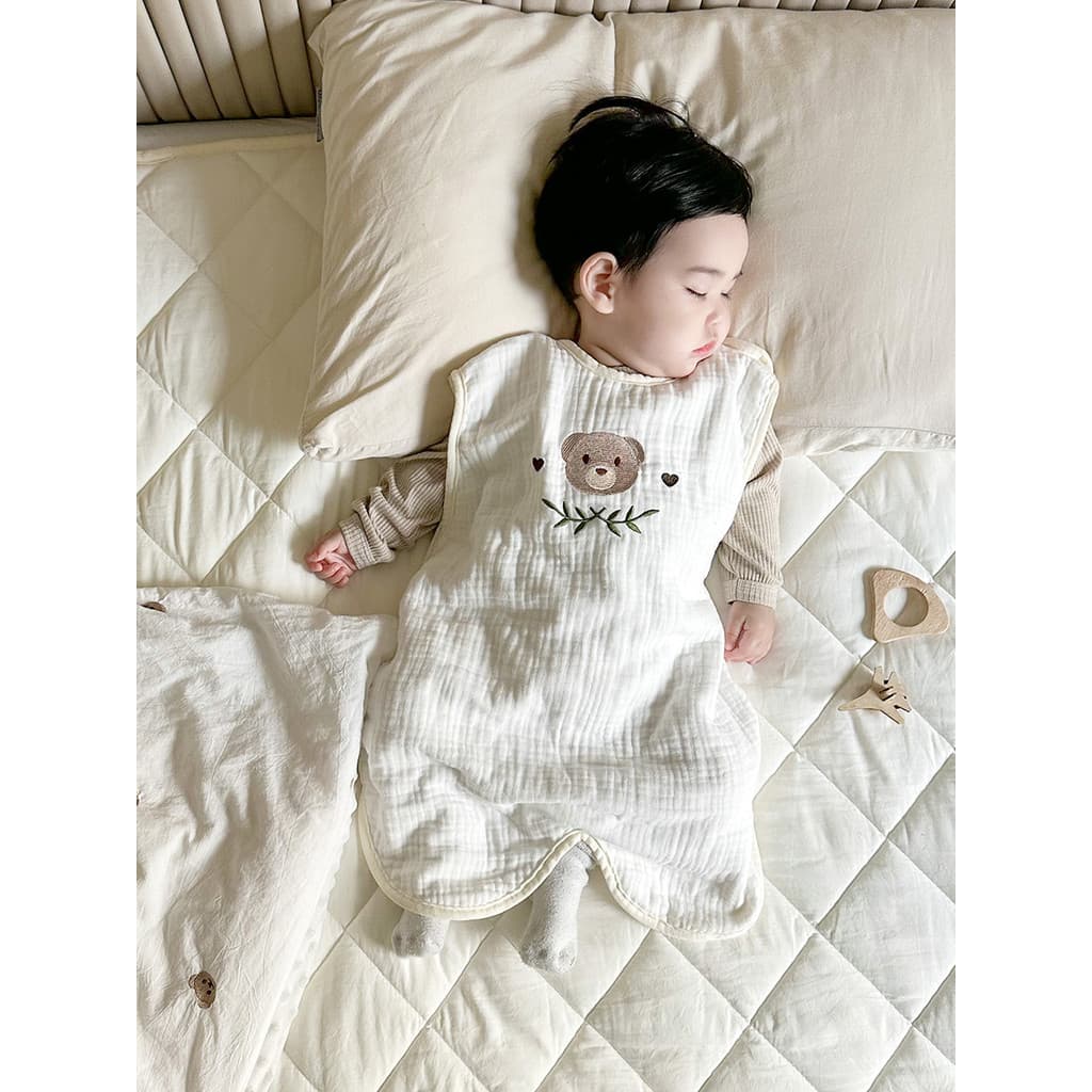 Estilo coreano ins bebê saco de dormir frente quatro costas dois colete estilo primavera outono gaze bebê Kick-Proof col