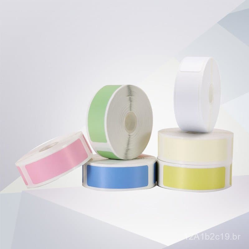 Papel de etiqueta D11 para impressão de preços de produtos, papel de etiqueta térmica 15*30, adesivos coloridos autoades