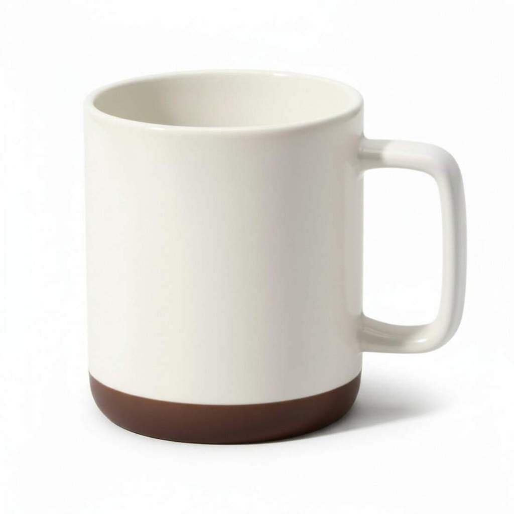 Caneca Cerâmica Crema Fosca Base Café para Sublimação - 360ml