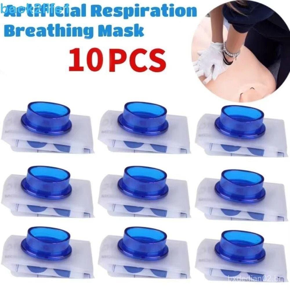 Máscara Descartável De Rcp BACK2LIFE1 , Protetor Facial De Proteção Rápida Para Respiração Bucal , Profissional