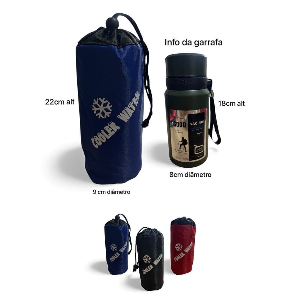 Bolsa Termica Para LATINHA COPO OU GARRAFA Com Alça de Mão Portatil