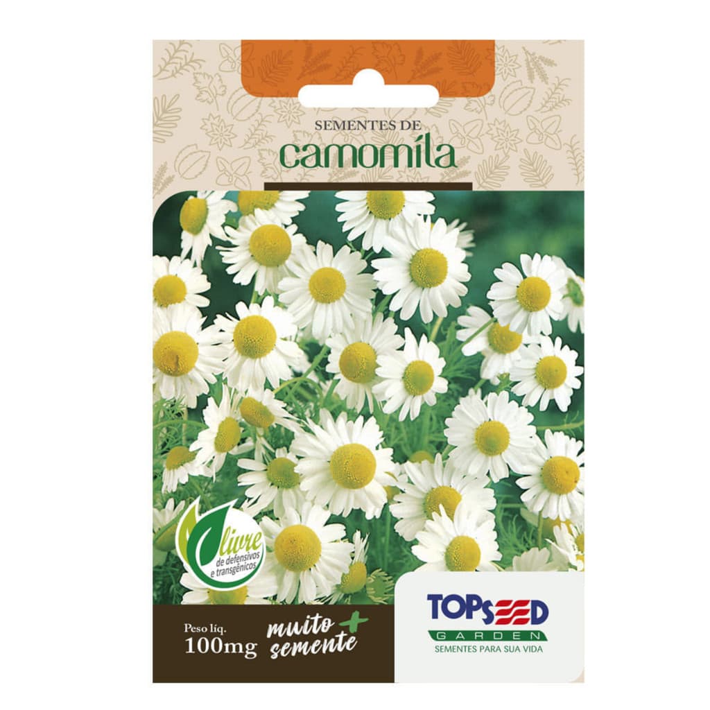 Sementes De Camomila Tradicional 100mg