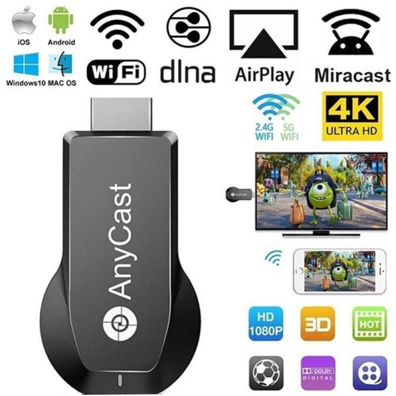 M12/M9 G2 PLUS Dongle Anycast HD 1080P HDMI Mirascreen Tela Espelho Display Sem Fio TV WiFi Airplay Receptor Miracast