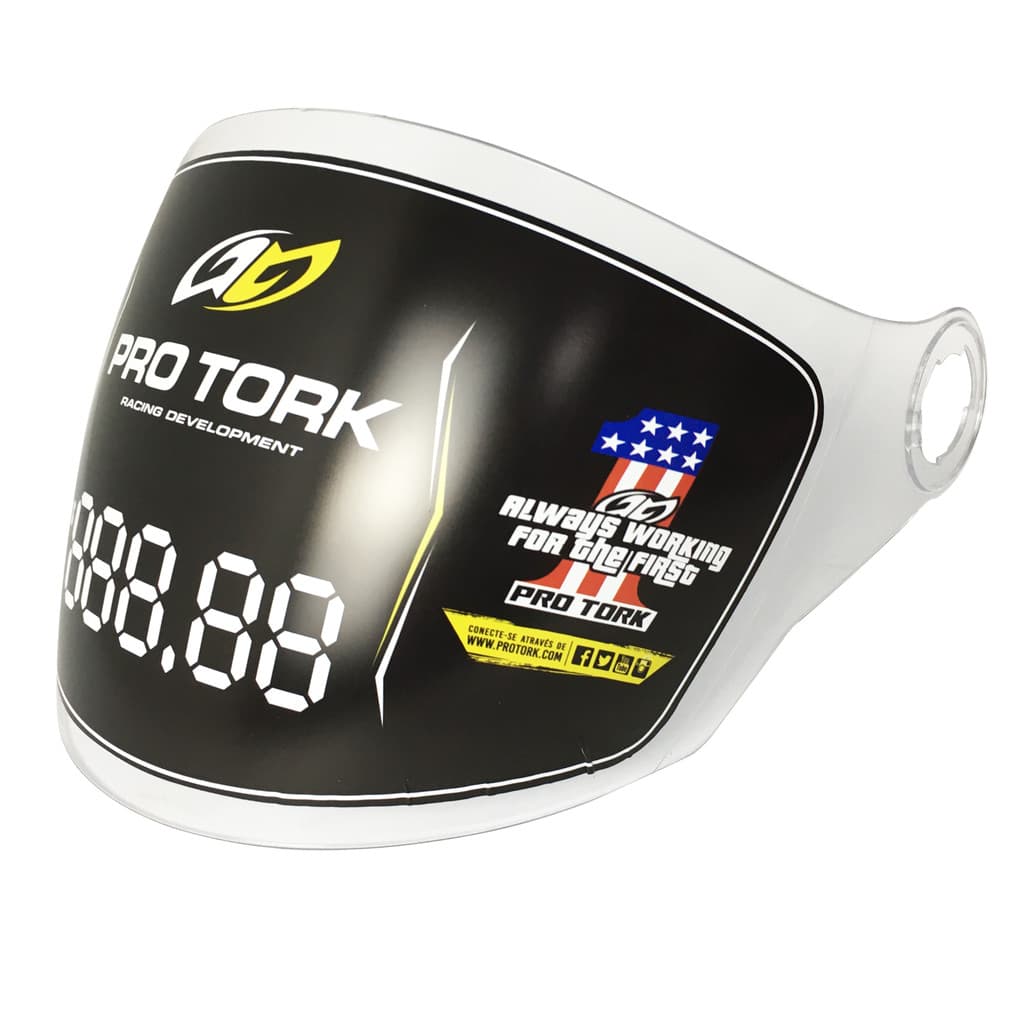 Viseira Original Capacete Aberto New Liberty Three Cristal - Pro Tork