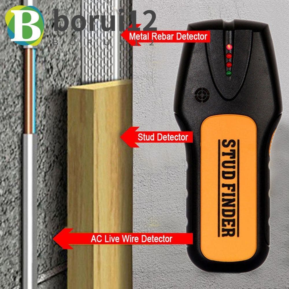Detector De Metais BORUIB TS78B Atrás De Pinos De Parede Encontra Localizador