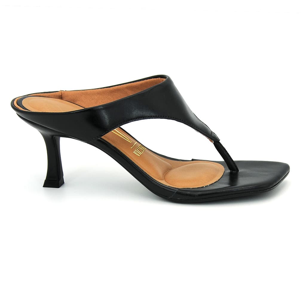 Tamanco Vizzano Original 6536.116 Salto Alto Fino Dedo Feminino