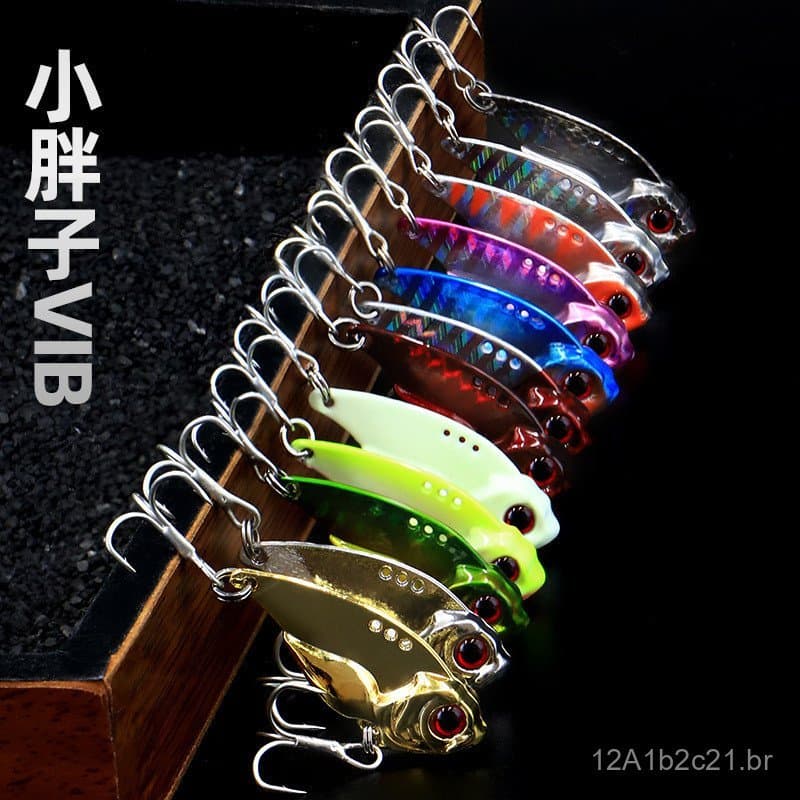 Isca VIB LeLu Little Fat Guy, Isca Falsa de Metal para Lançamento de Longa Distância, Isca de Pesca para Lúcio, Robalo,
