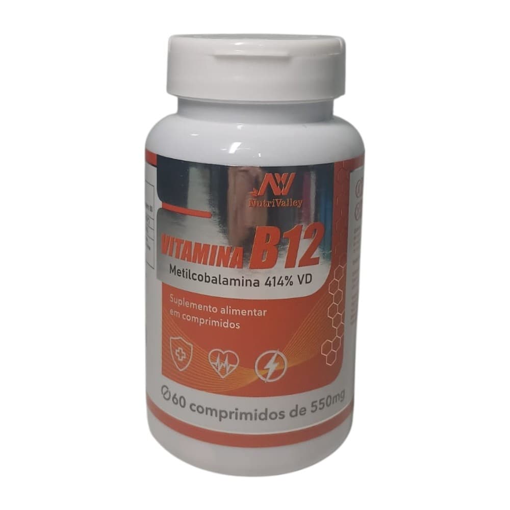 Vitamina B12 Com 60comprimidos mastigaveis de 550g