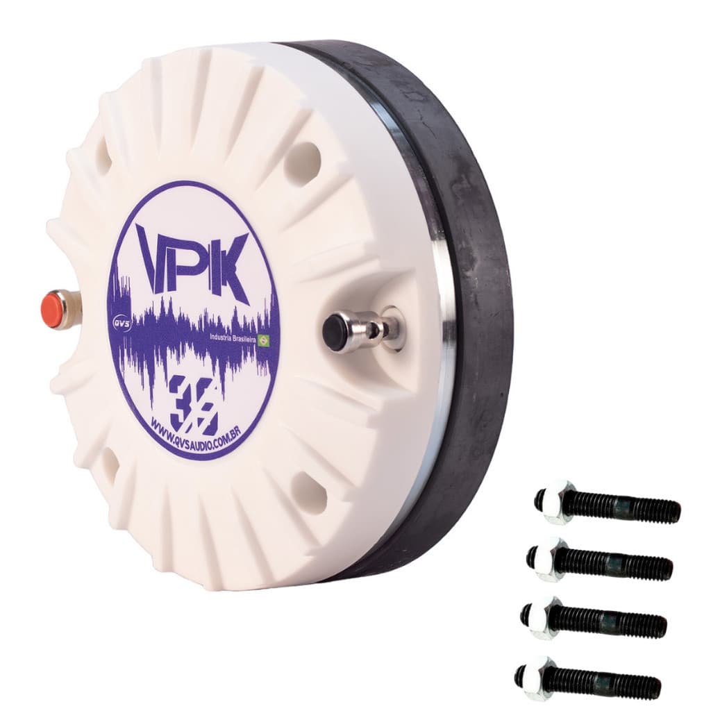 Driver TI QVS 35VPK 150W Rms Titanio Corneta TI Titanium 8 ohms Som Automotivo Som Profissional Line Array Paredao Bob