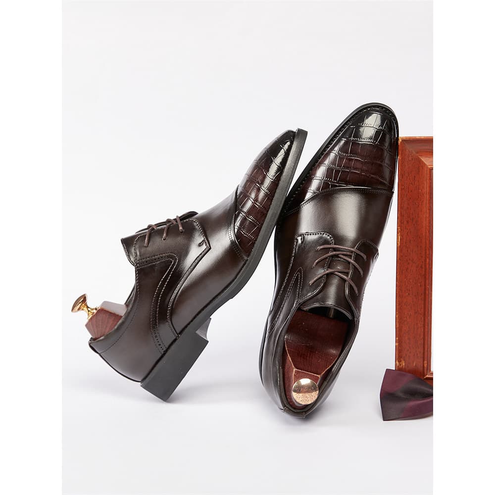 Britânico 2026 novo estilo primavera outono negócios sapatos de couro Formal de sola macia masculino Casual escritório a