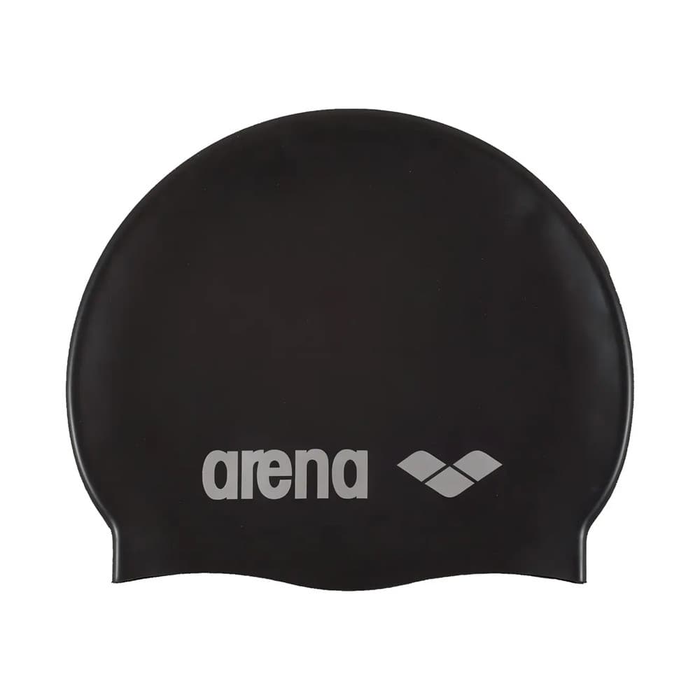 Touca de Natação Arena Classic em Silicone Preta