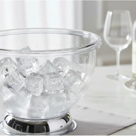 Champagneira Com Pedestal Inox Balde De Gelo 7 L Espumante