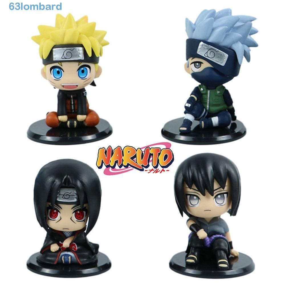 LOMBARD Naruto Shippuden Kakashi Para Figura De Brinquedo PVC Uchiha Sasukemodelo De Brinquedos