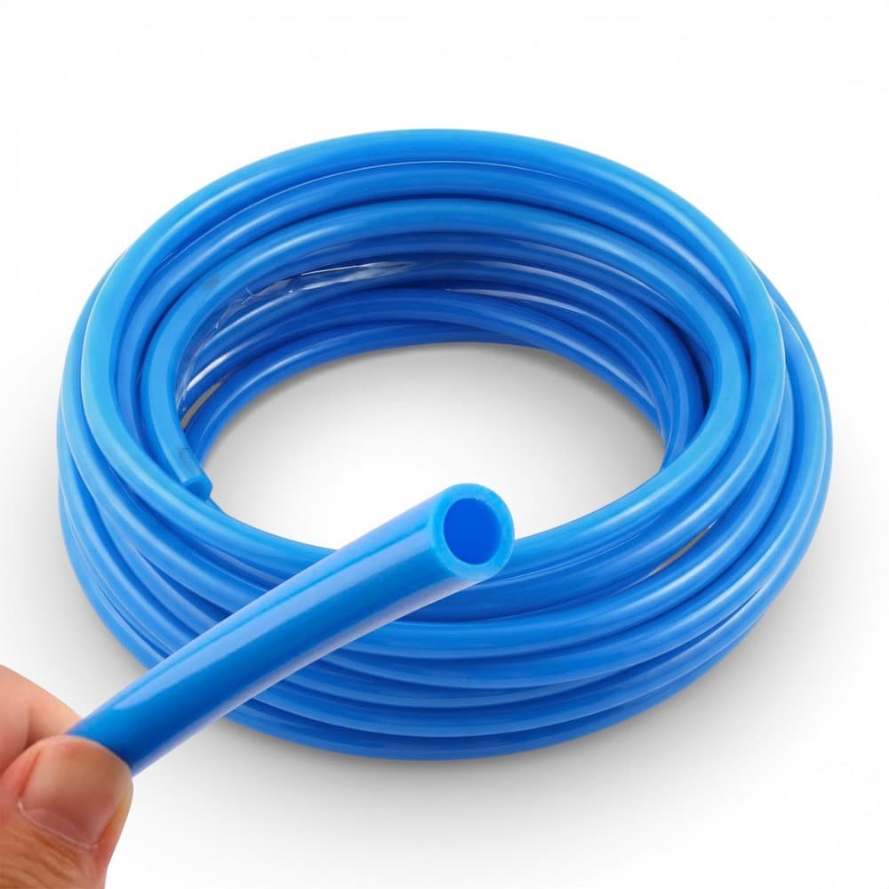 10Mts Mangueira Pneumática Flexível Tubo 6mm PU 150psi / 10bar Azul