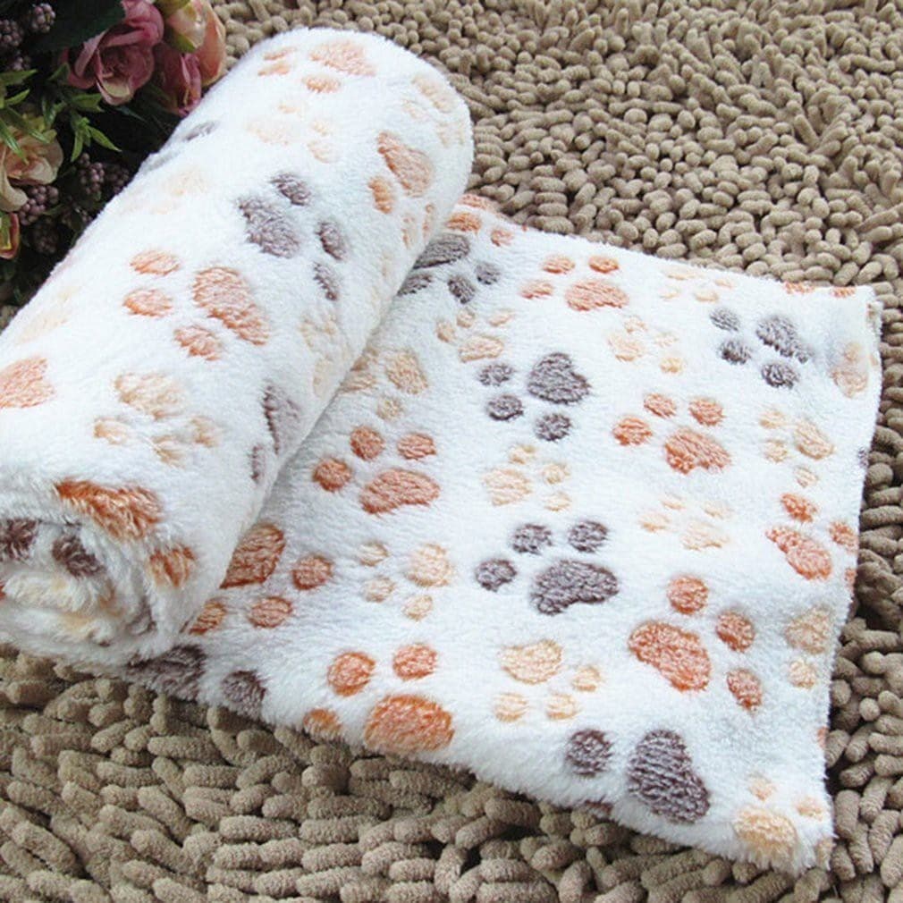 Manta Pet Cobertor Estampado ou Cor Lisa - Cachorro e Gato 1,10x0,90