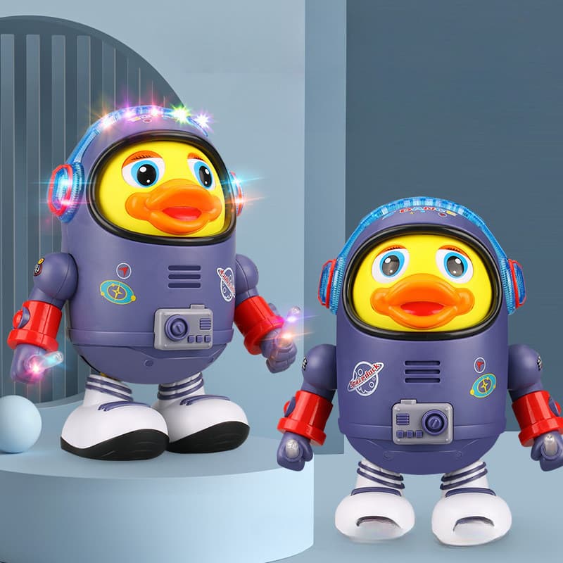 Robô Elétrico Oscilante Infantil super popular Cantando E Dançando Brinquedo De Pato Espacial