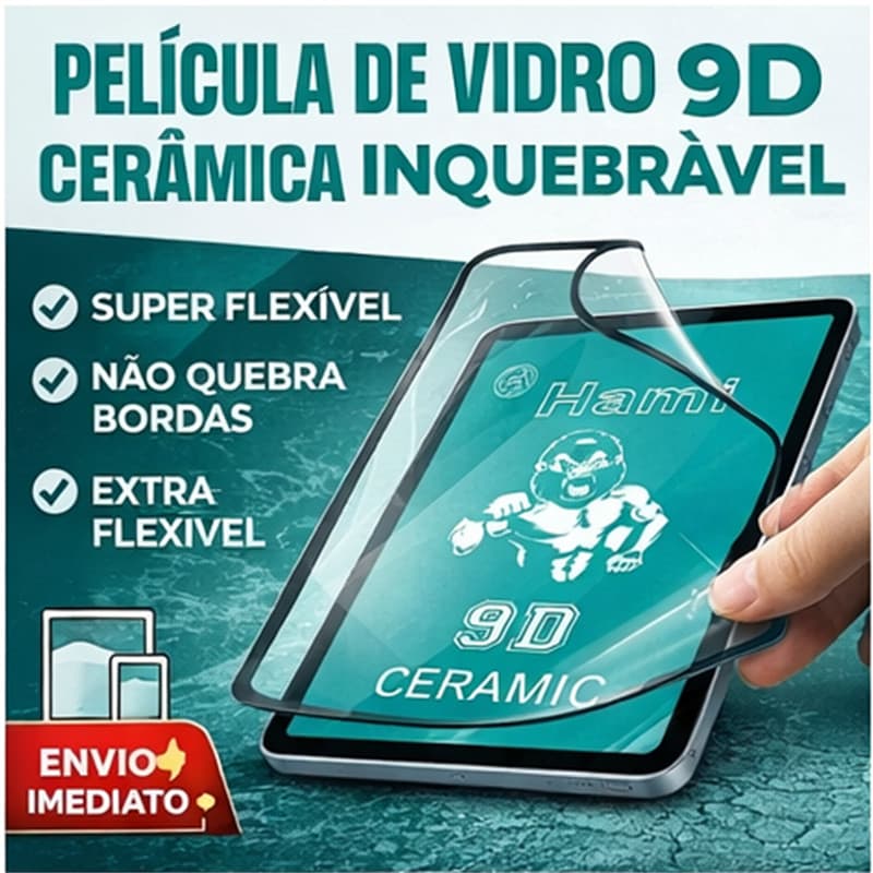 Película Cerâmica HD para Tablet Linha Redmi e Linha Samsung ,Proteção Tela