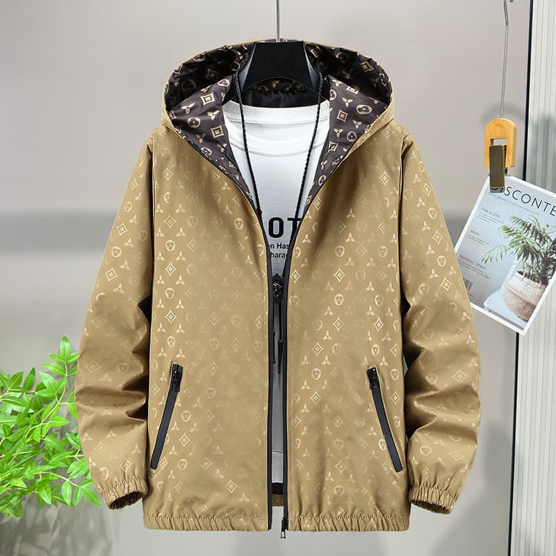 Novos homens jaqueta fina juventude bonito jaqueta masculina roupas de proteção solar jaqueta com capuz menino