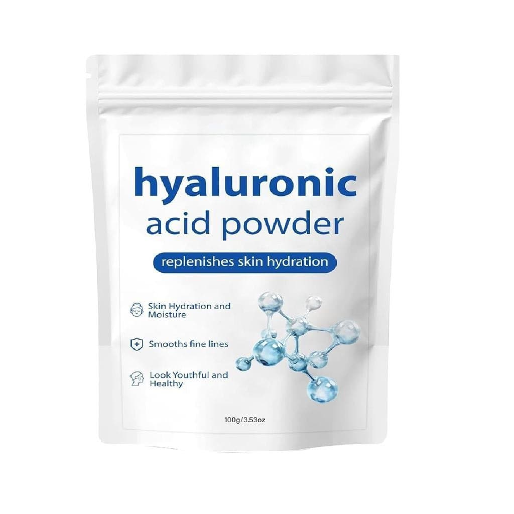 Pó de Ácido Hialurônico, Ácido Hialurônico de Baixo Peso Molecular para a Pele, Sérum Hidratante e Nutritivo Solúvel em