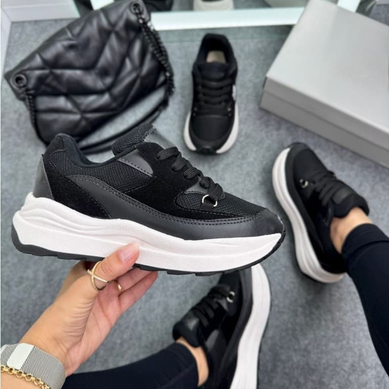 TENIS CONFORTAVEL LANÇAMENTO PLATAFORMA CASUAL FEMININO STYLUSMEGASHOES ENVIO IMEDIATOES
