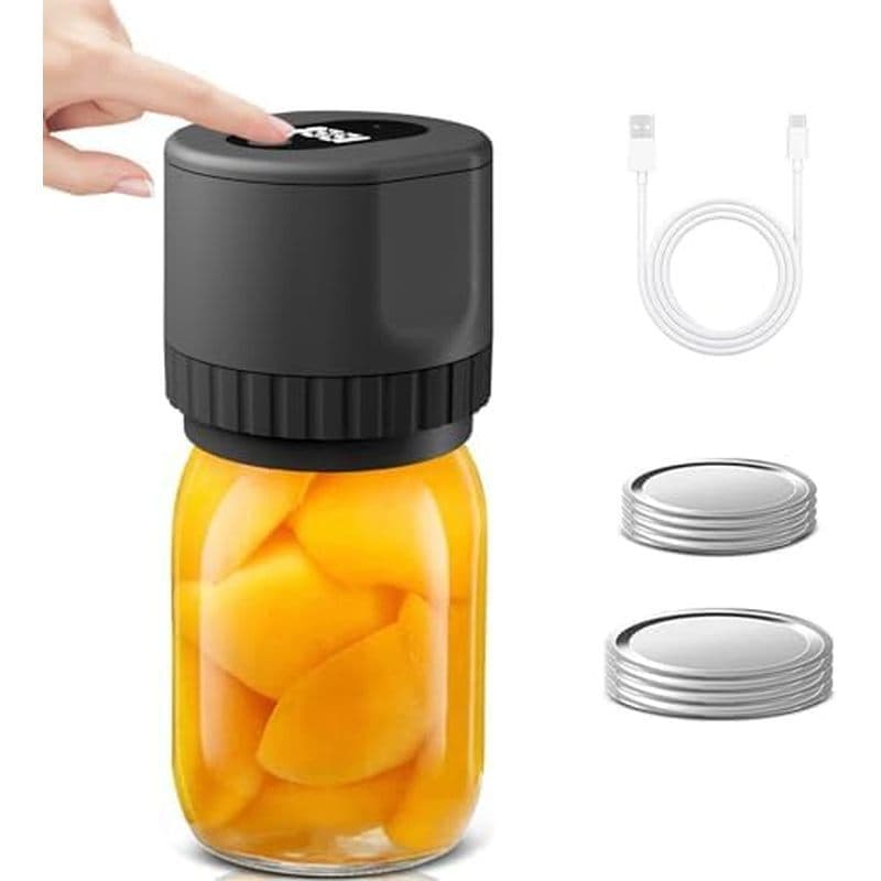 Selador A Vácuo Para Frasco De Pedreiro , Kit Elétrico De Armazenamento De Alimentos
