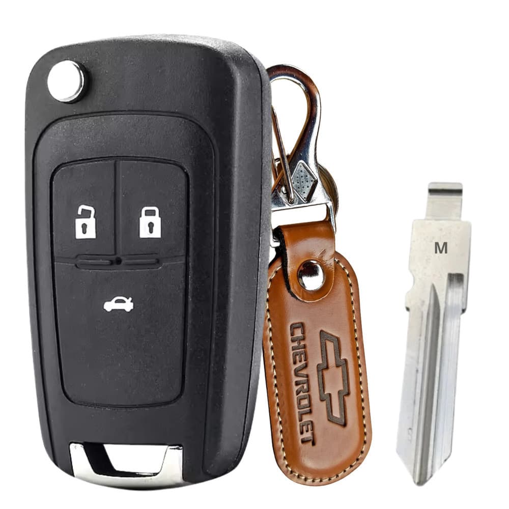 Carcaça Chave GM Astra Corsa 3B Lâmina Direita + Chaveiro