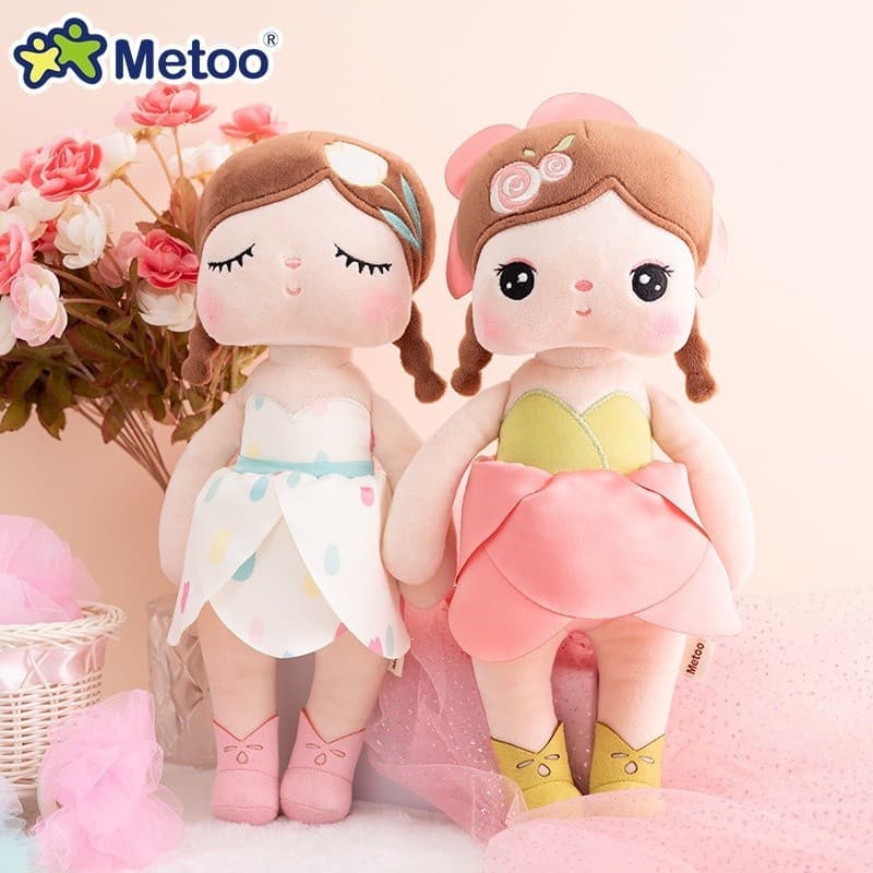 Adequado para Crianças Brinquedo de Pelúcia Metoo Original Boneca Angela de 33cm Brinquedo de Pelúcia Fofo Fada Rosa Ani