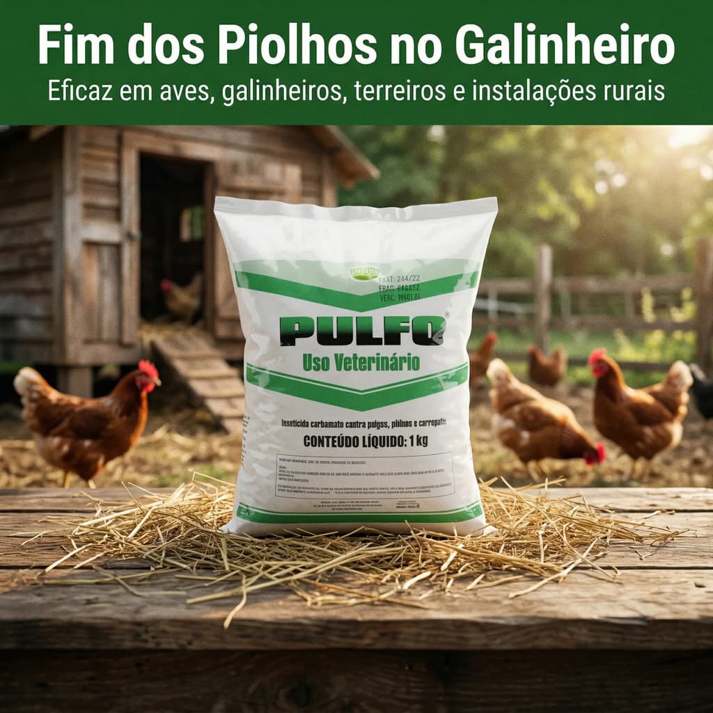 Pulfo Talco Anti Pulgas Piolhos Carrapatos 1 Kg Bolfo Pacote