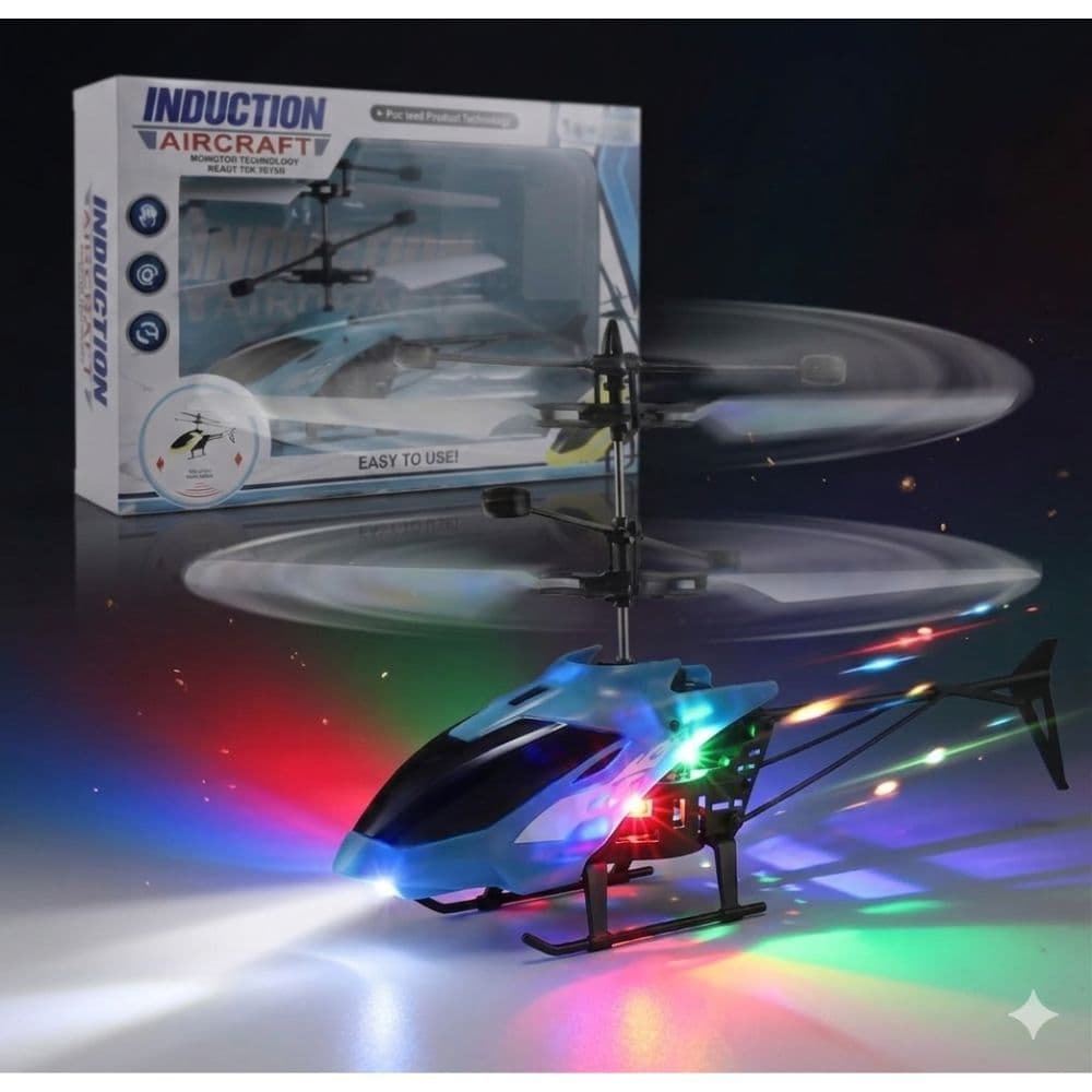Helicóptero Voador Indução Aircraft Com Sensor De Movimento (ENVIO IMEDIATO)