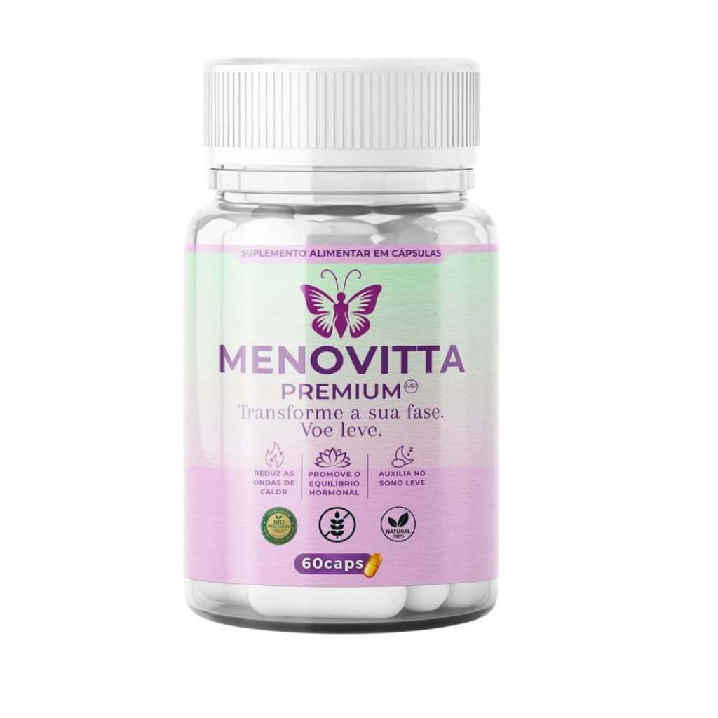 1 Menovitta Premium 60 cápsulas | Transforme sua fase - Voe leve! Mais saúde - Promo