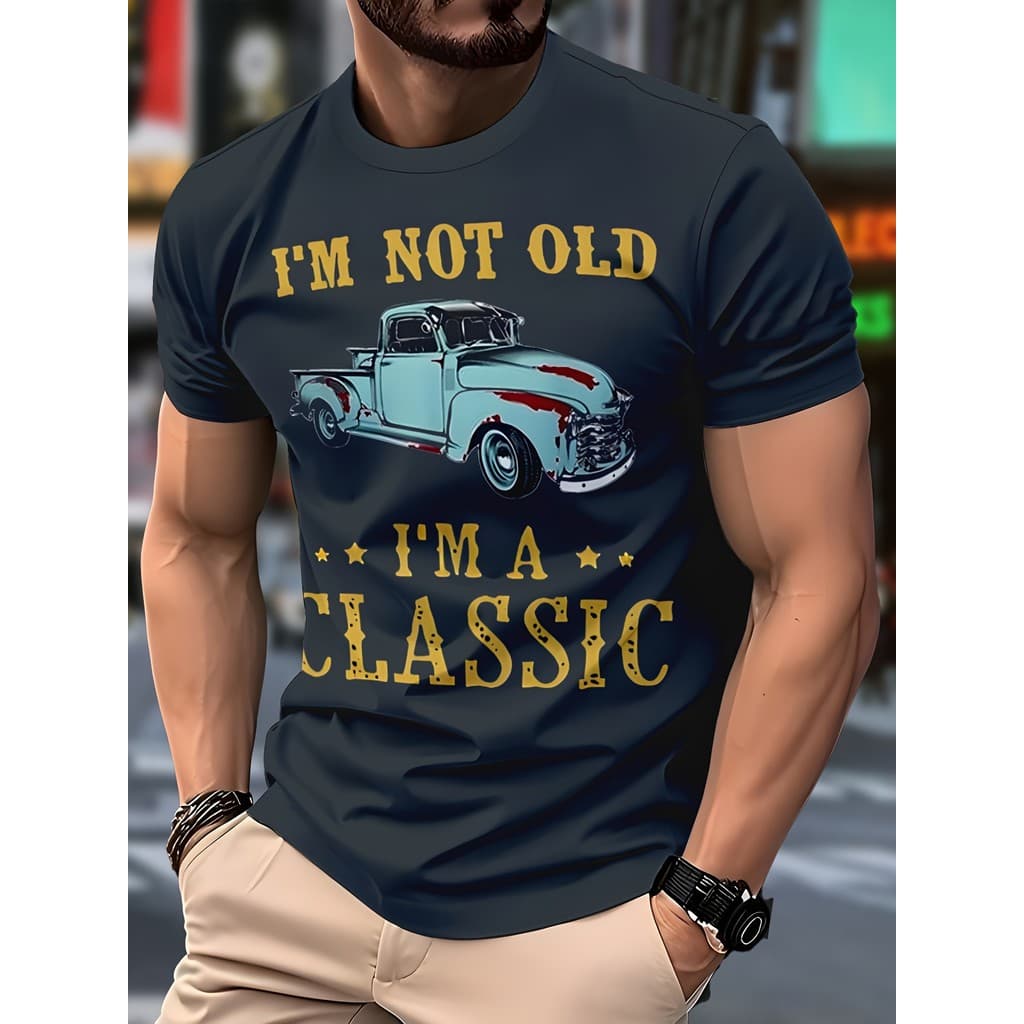 Camiseta Despojada Blusa Over Carros Antigos Original para Homem Lançamento