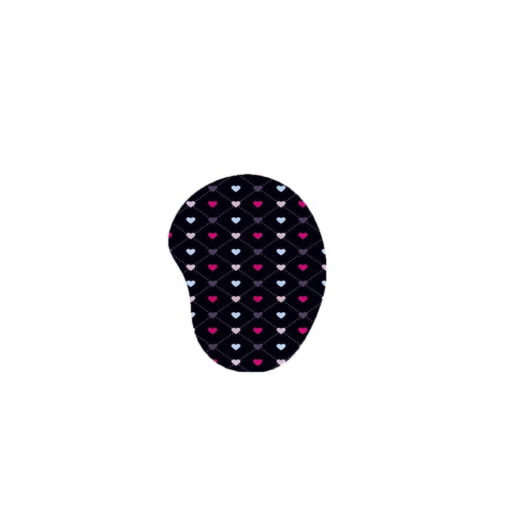 Mouse Pad Ergonômico Gota Padrão Corações Mix