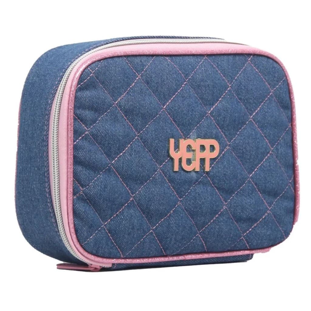 Estojo Escolar Juvenil Grande Organizador Jeans  YEPP