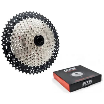 Cassete 12v 11x50 K7 Bicicleta Mtb Roda Livre Gts Padrão Hg Cor Preto Pinhão Roda Livre