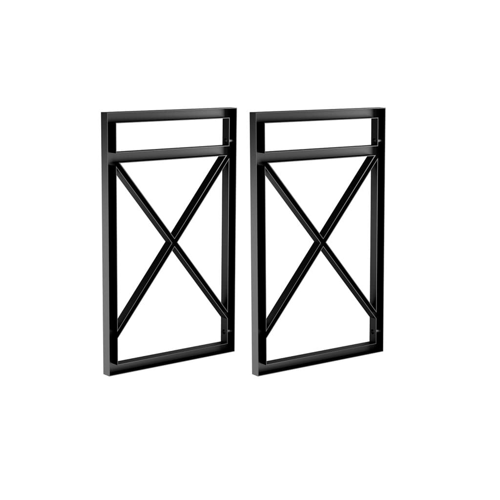 Kit 02 Suportes Estilo Industrial P/prateleiras 23cm Profundidade We