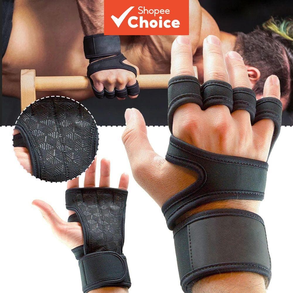 Luvas De Treinamento De Levantamento De Peso Fitness Esportes Corpo Construção Ginásio Mão Pulso Palma Protetor Mtb Cicl