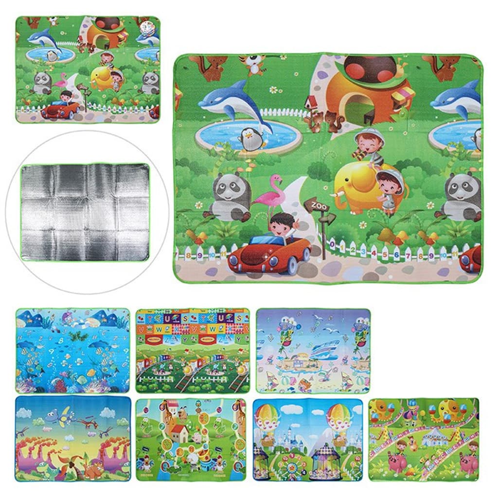 Tapete de Atividades infantil portatil para bebes 90cmx120cm