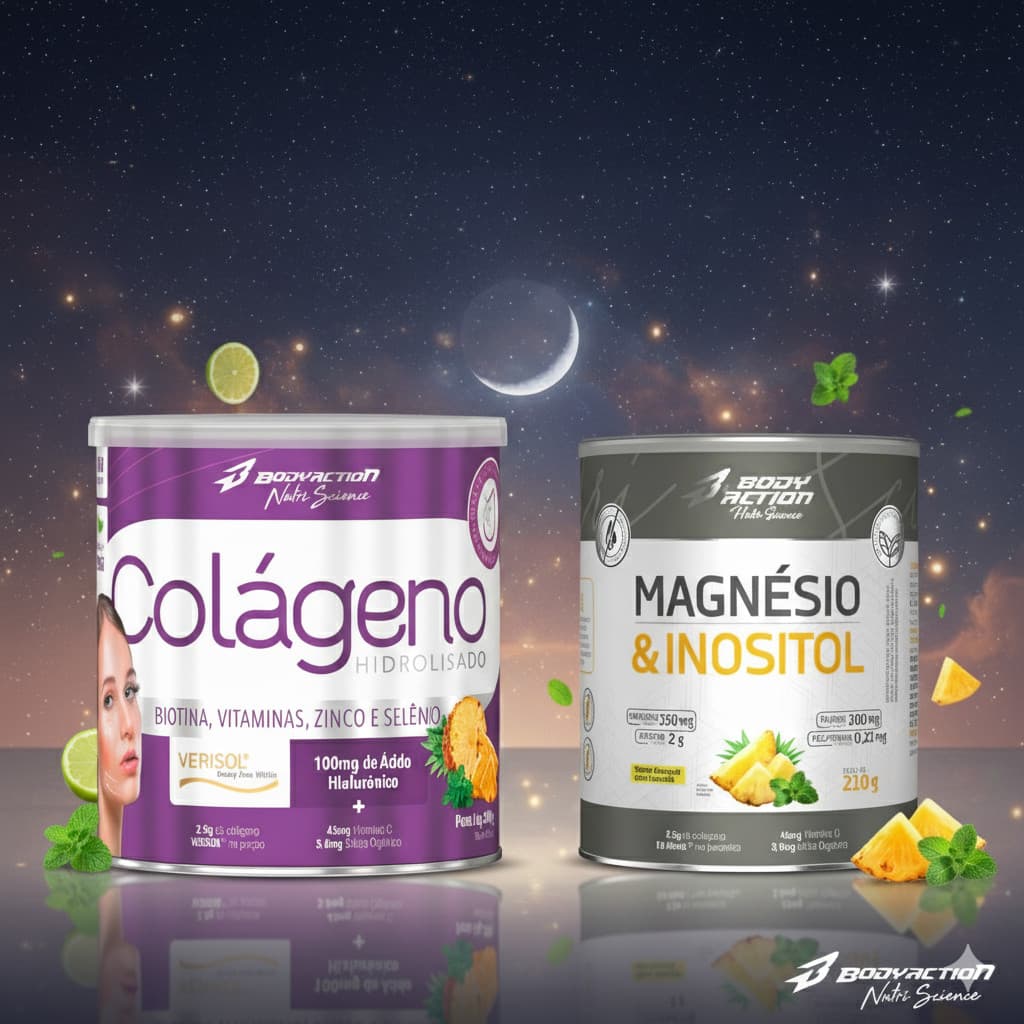Kit Bem Estar Magnésio Inositol 210g + Colágeno Verisol 200g